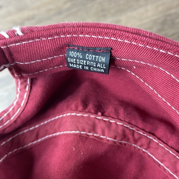 Disneyland Resort Red Tan Mickey Mouse Cadet Hat - Picture 7 of 8